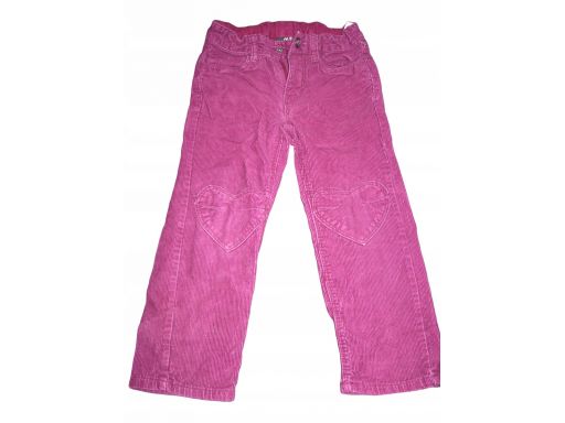 H&m spodnie sztruksowe z regulacją r.98 *6119