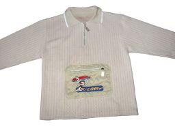Bluza dresowa polo z kieszonką r.140/146 | *5206