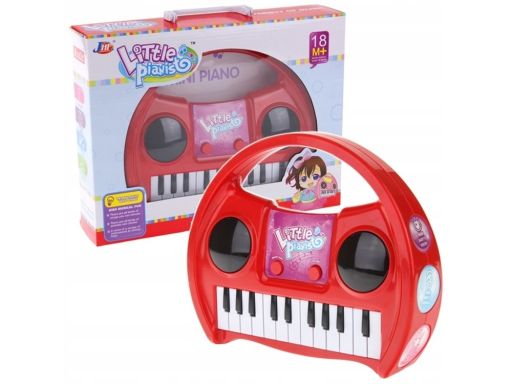 Keyboard interaktywny pianinko z rączką organki