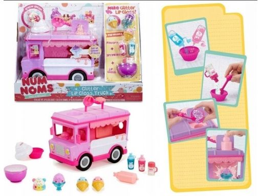 Num noms autobus produkcji brokatowych błyszczyków