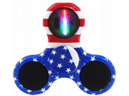 Oryginalny hand fidget spinner spiner led świecący