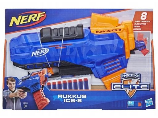 Hasbro nerf n-strike pistolet wyrzutnia rukkus