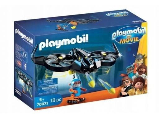 Klocki playmobil the movie robotrition z dronem