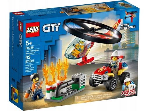 Lego city helikopter strażacki na ratunek 60248