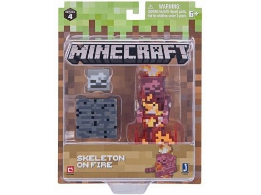 Tm toys minecraft figurka skeleton w ogniu 19974