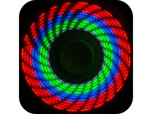 Oryginalny hand fidget spinner spiner led świecący