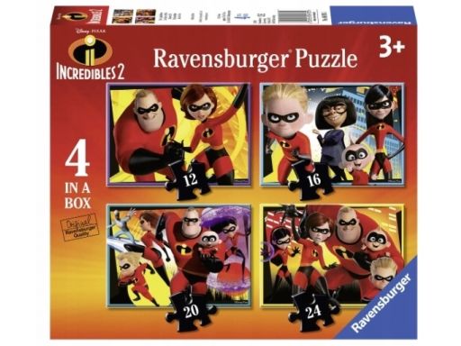 Ravensburger puzzle 4w1 iniemamocni 2 | 069705