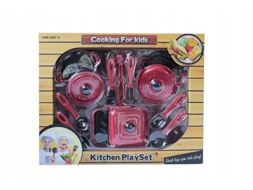 Zestaw naczyń kuchennych dla dzieci garnki