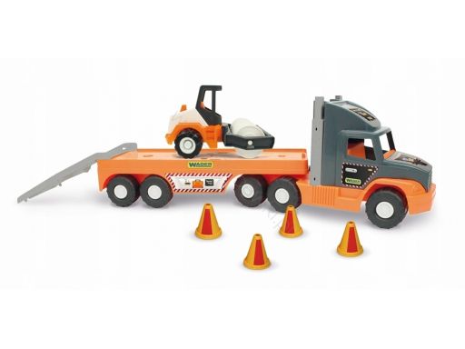 Super tech truck laweta z wywrotką wader samochód