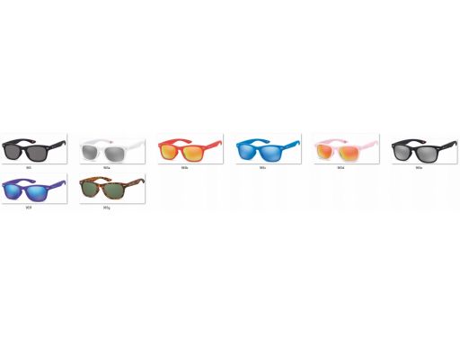 Okulary dziecięce lustrzanki nerd kujonki
