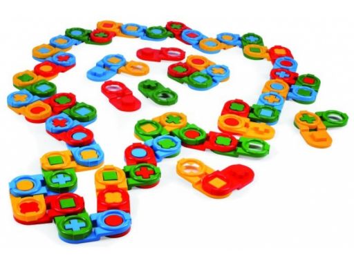 Klocki domino 64 el. dla dzieci nowość wader 80173