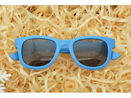 Dziecięce okulary polaryzacyjne nerdy rekin blue