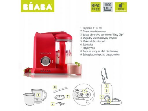 Robot wielofunkcyjny beaba babycook solo 4w1