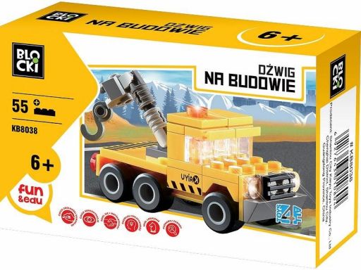 Klocki blocki na budowie do wyboru 4 rodzaje nowe!