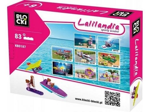 Klocki blocki lalilandia sporty wodne 83el nagrody