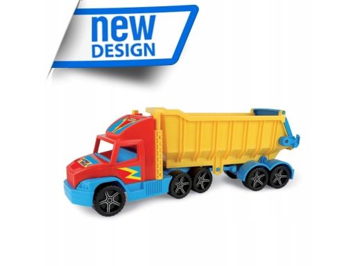 Super truck z autkami wader 110 cm samochód duży