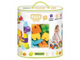 Baby blocks torba 100szt klocki dla maluszka wader