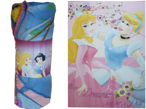 Disney kocyk koc polarowy princess 100x150 cm