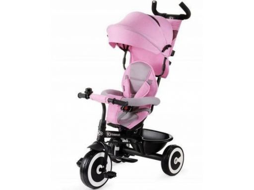 Kinderkraft rowerek trójkołowy aston pink różowy