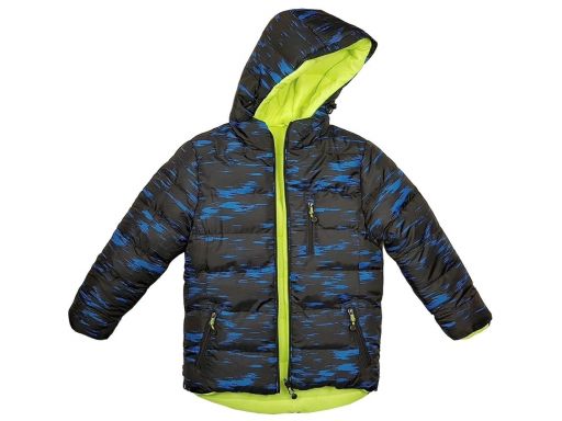 Zimowa pikowana kurtka nord husky r 140 cm blue