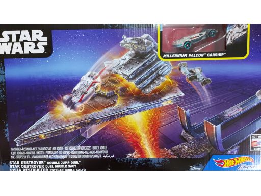 Hot wheels star wars tor zestaw autostatki dpv37