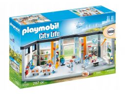 Klocki playmobil duży szpital z wyposażeniem 70191