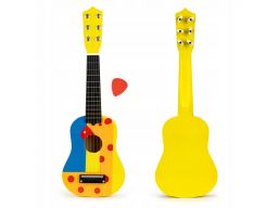Gitara dla dzieci akustyczna 6 strun + kostka