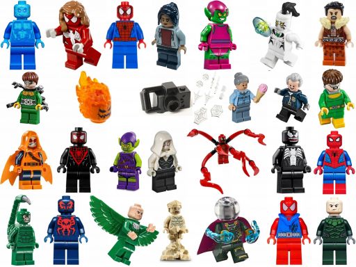 Lego spiderman 24 figurki +kalendarz adwentowy