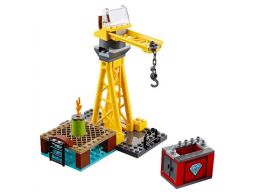 Lego spiderman dźwig + kontener z 76134