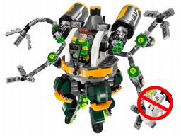 Lego 76059 doc ock + octo-bot figurka +robot
