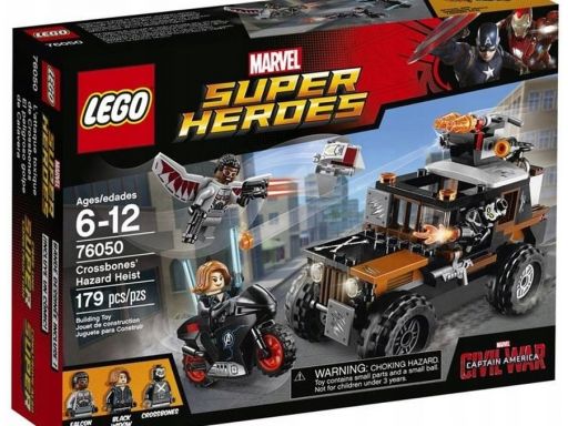 Lego 76050 pościg za crossbonesem bez figurek