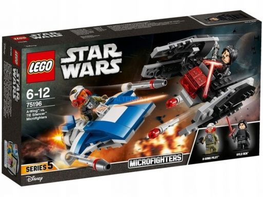 Lego 75196 a-wing vs tie silencer bez figurek