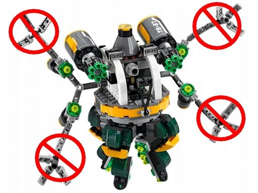 Lego 76059 octo-bot mech robot octopusa