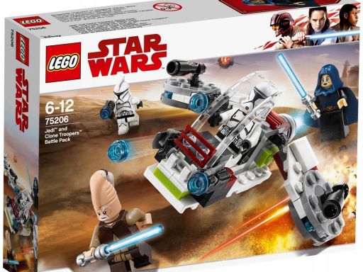 Lego 75206 jedi +żołnierze klonów bez figurek