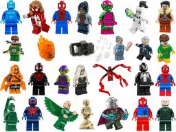Lego spiderman 24 figurki mikołaj gwiazdka