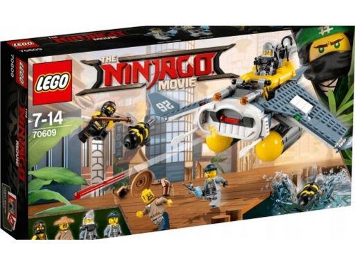 Lego 70609 bombowiec manta ray bez figurek!!