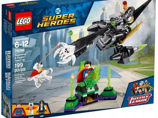 Lego dc 76096 superman + krypto bez figurek!