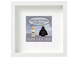 Ramka 2 figurki - luke + vader - dla taty dla syna