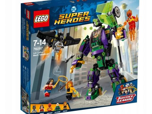 Lego 76097 starcie z mechem lexa bez figurek