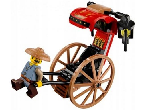 Lego 70629 riksza + ray figurka + pojazd