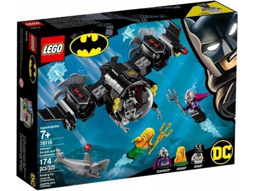 Lego batman łódź podwodna 76116 bez figurek!