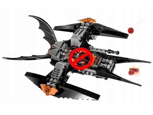 Lego 76111 samolot batmana pojazd z zestawu