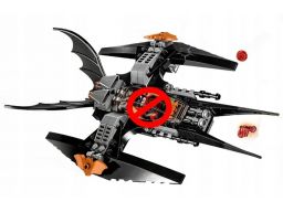 Lego 76111 samolot batmana pojazd z zestawu