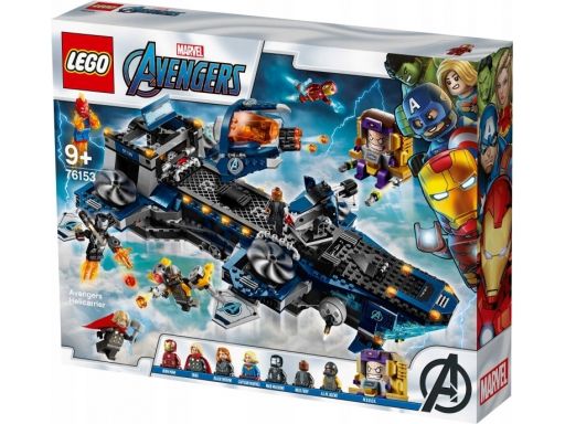 Lego avengers lotniskowiec 76153 bez figurek
