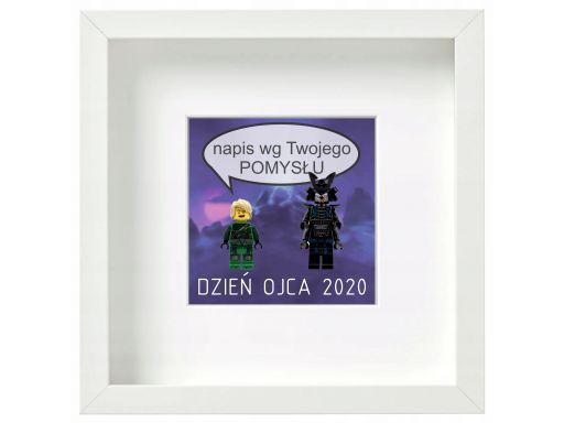 Ramka 2 figurki- garmadon lloyd -dla taty dla syna