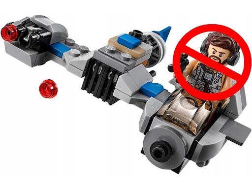 Lego 75195 ski speeder pojazd z zestawu