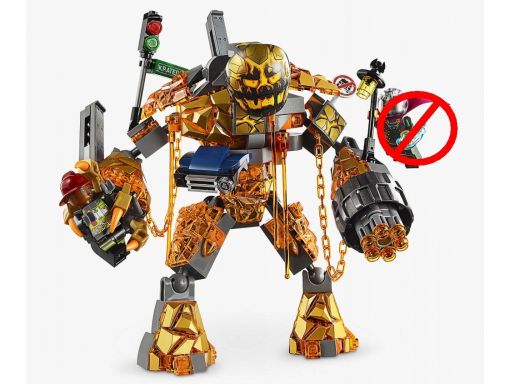 Lego molten-man -sam robot z zestawu 76128