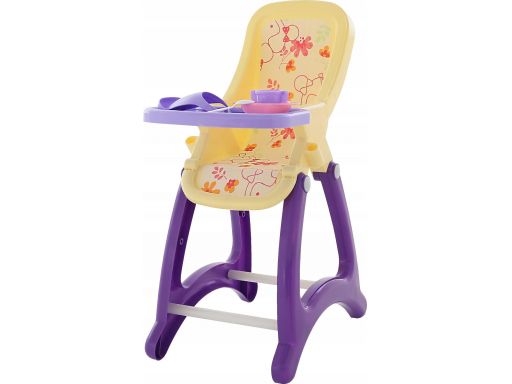 Wader krzesełko do karmienia dla lalek + akcesoria