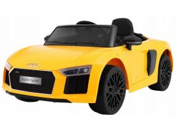 Pojazd audi r8 spyder rs eva 2.4g żółty