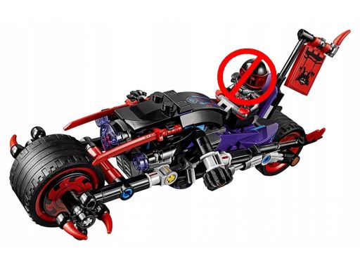 Lego ninjago motocykl oni pojazd z 70639